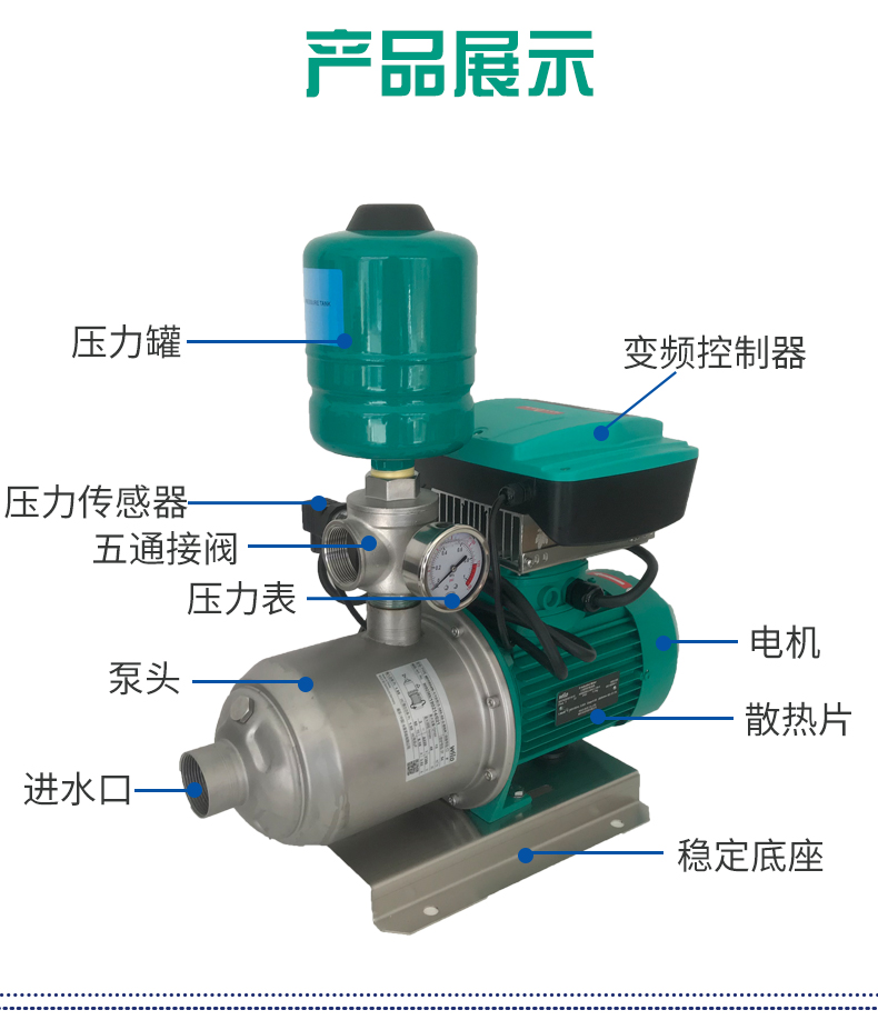 Wilo-MHI不鏽鋼變頻(pín)供水(shuǐ)泵