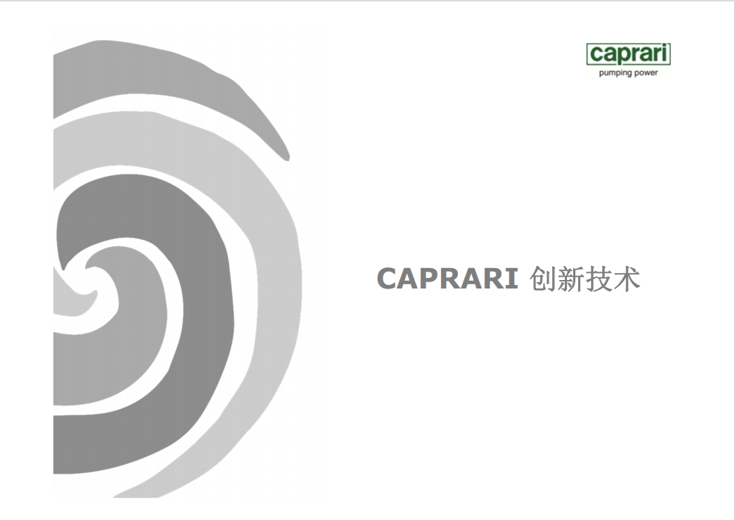 caprari凱帛瑞深井泵